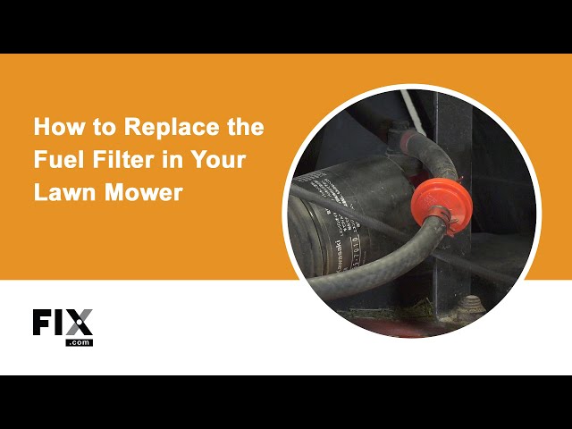 Replace The Fuel Filter