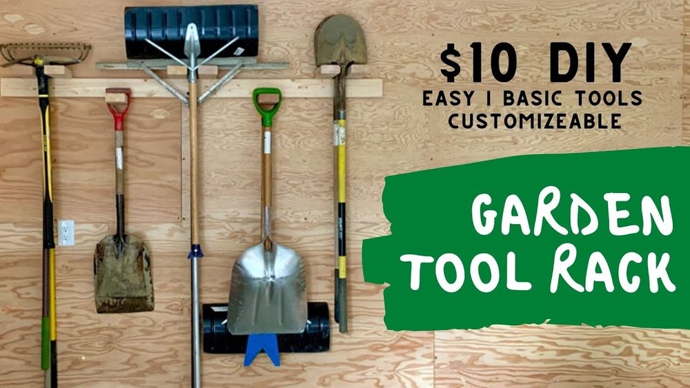 How to Build a Garden Tool Storage Rack