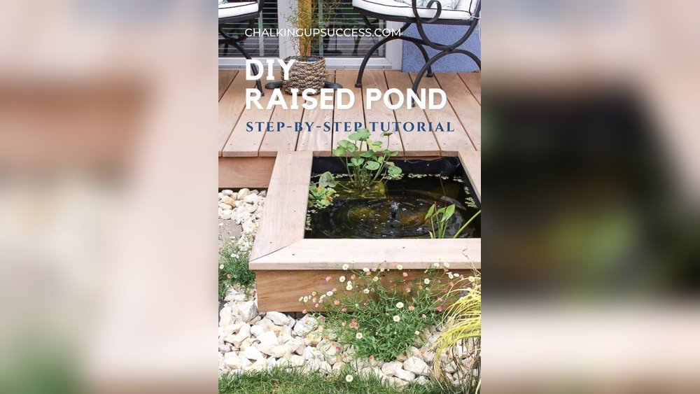 How to Build a Raised Fish Pond Diy