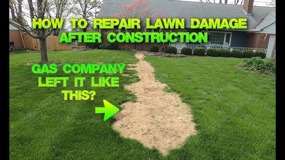 How to Fix Lawn After Construction Damage