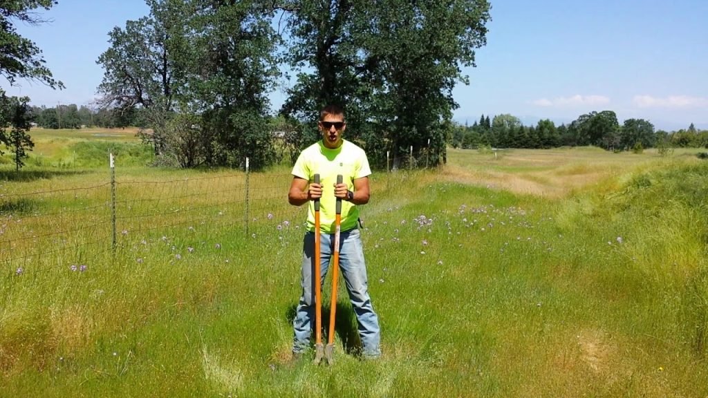 Use A Post Hole Digger