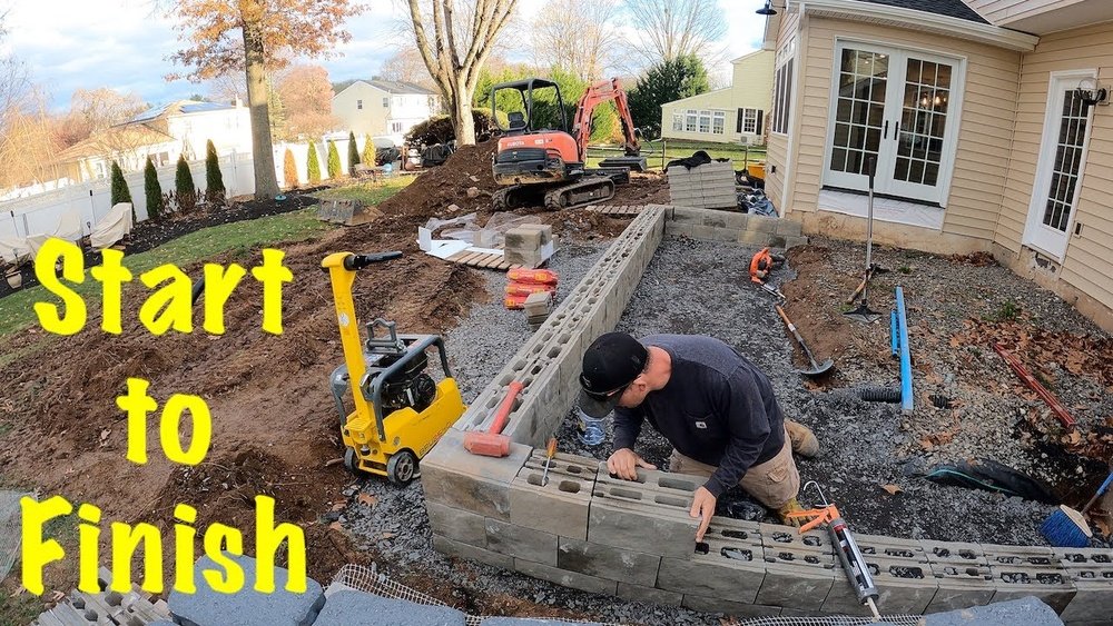 How to Build a Raised Patio With Pavers