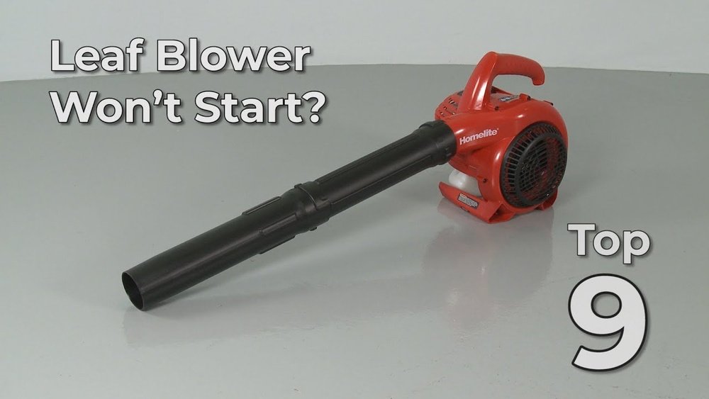How to Fix Leaf Blower That Won T Start