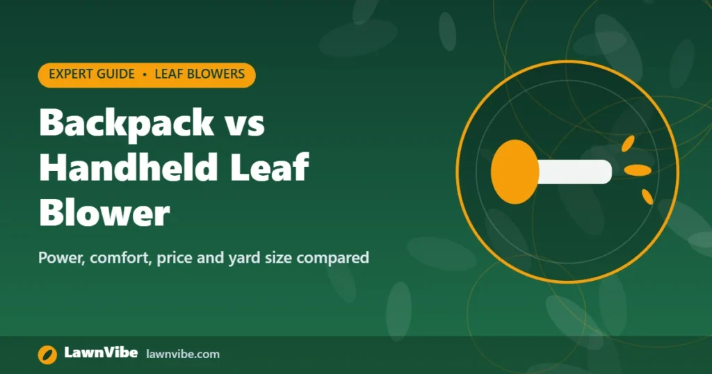 Backpack vs Handheld Leaf Blower - backpack vs handheld leaf blower