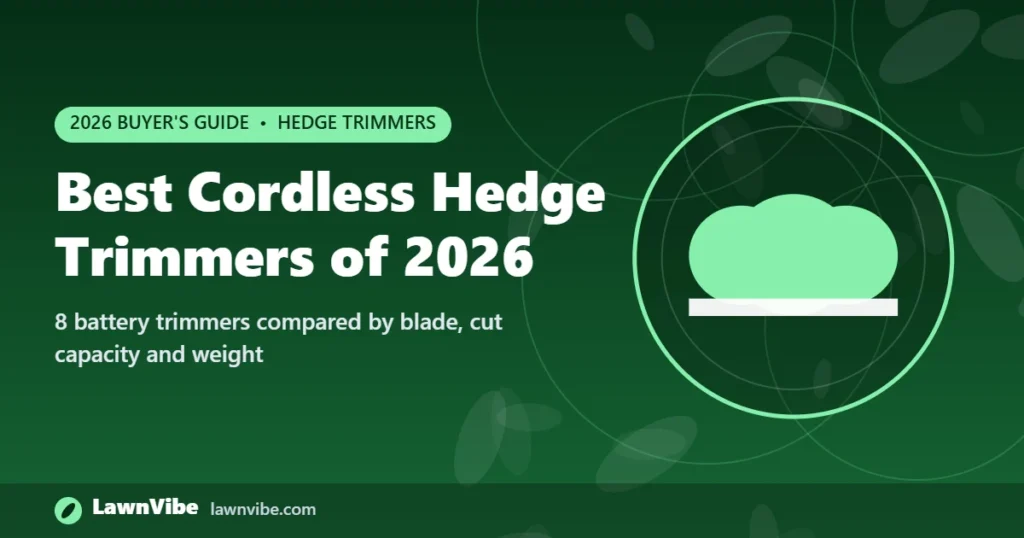 Best Cordless Hedge Trimmers of 2026 - best cordless hedge trimmer