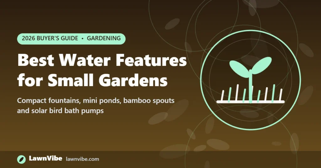 Best Water Features for Small Gardens - best water features for small gardens