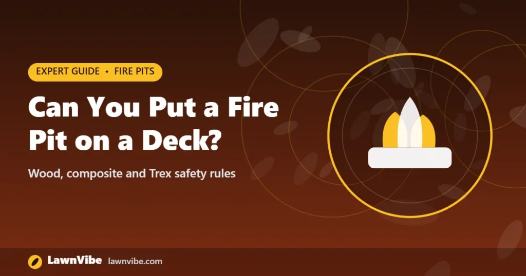 Can You Put a Fire Pit on a Deck? - can you put a fire pit on a deck