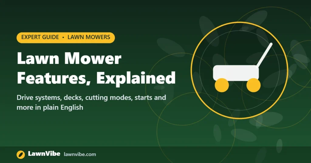 Lawn Mower Features, Explained - lawn mower features explained