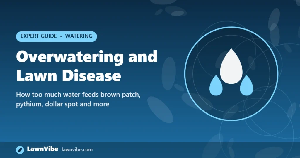Overwatering and Lawn Disease - overwatering lawn disease