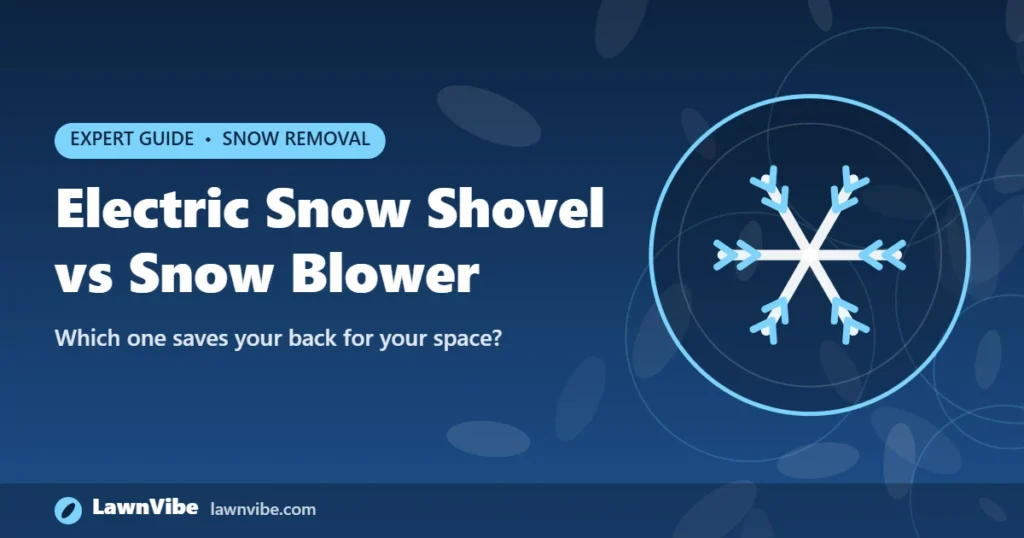 Electric Snow Shovel vs Snow Blower - electric snow shovel vs snow blower