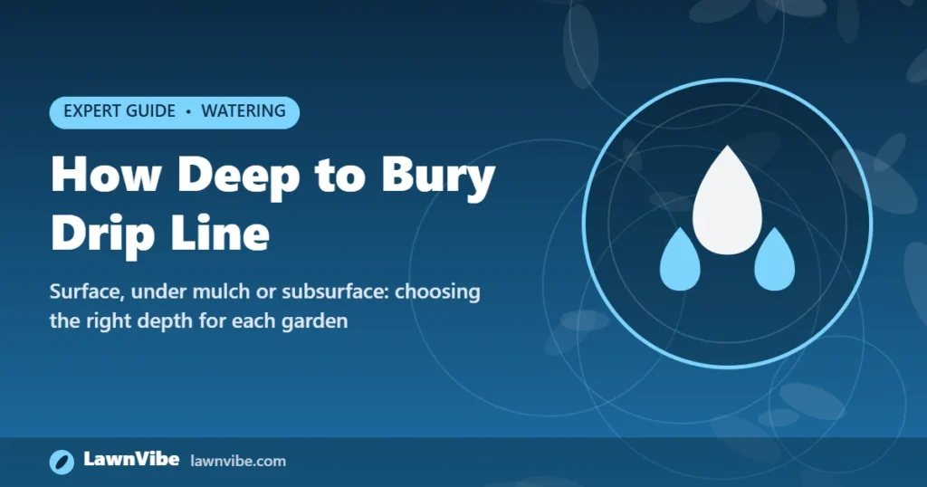 How Deep to Bury Drip Line - how deep to bury drip line