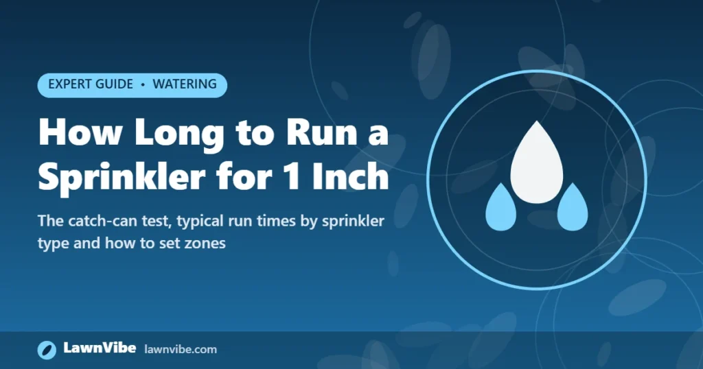 How Long to Run a Sprinkler for 1 Inch - how long to run sprinkler for 1 inch