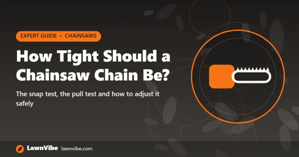 How Tight Should a Chainsaw Chain Be? - how tight should a chainsaw chain be