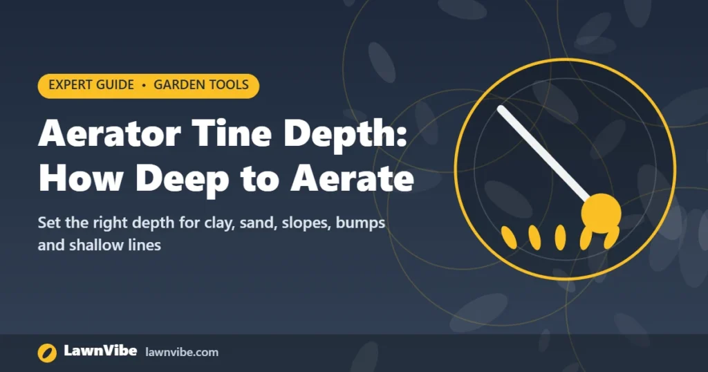 Aerator Tine Depth: How Deep to Aerate - aerator tine depth