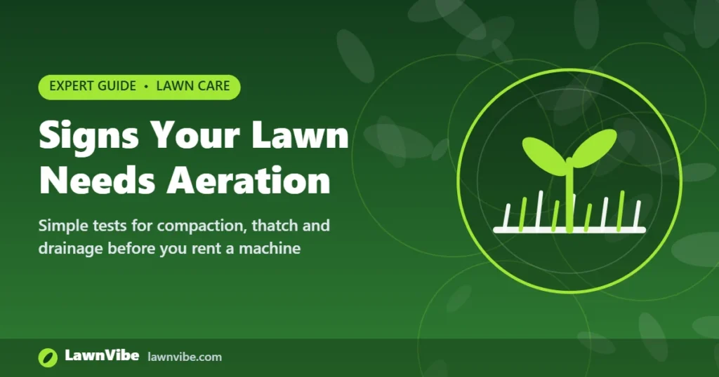 Signs Your Lawn Needs Aeration - signs your lawn needs aeration