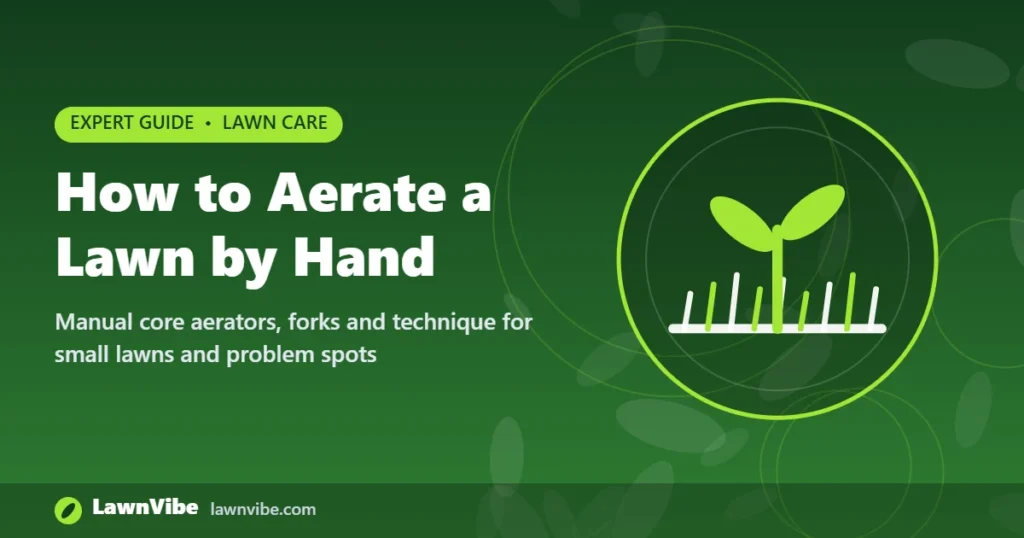 How to Aerate a Lawn by Hand - aerate lawn by hand