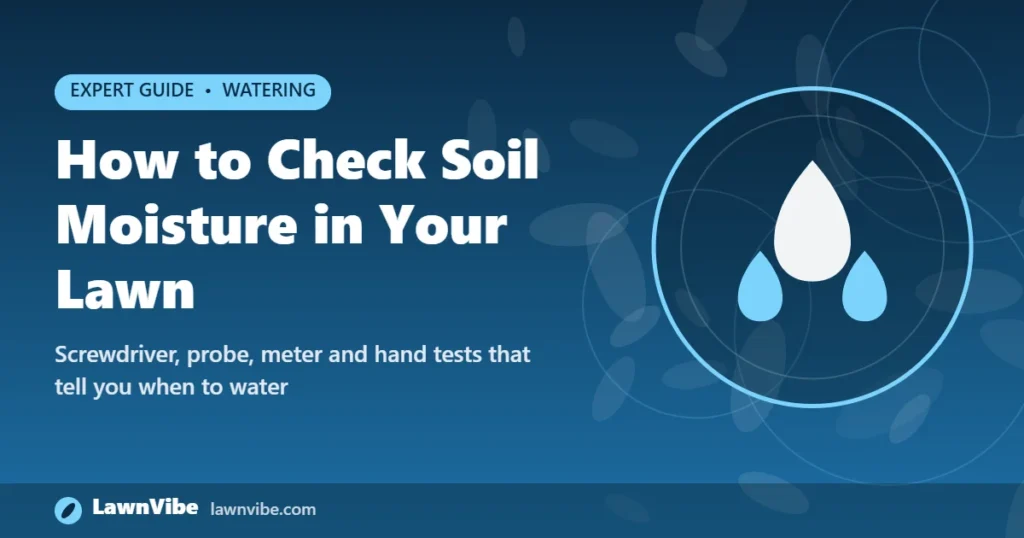 How to Check Soil Moisture in Your Lawn - check soil moisture in lawn