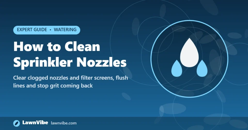 How to Clean Sprinkler Nozzles - clean sprinkler nozzles