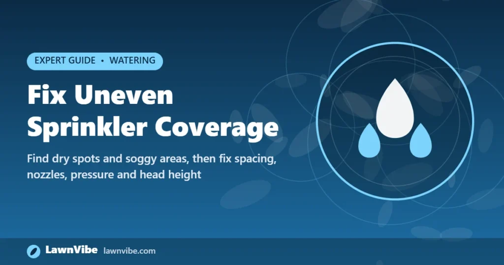 Fix Uneven Sprinkler Coverage - uneven sprinkler coverage