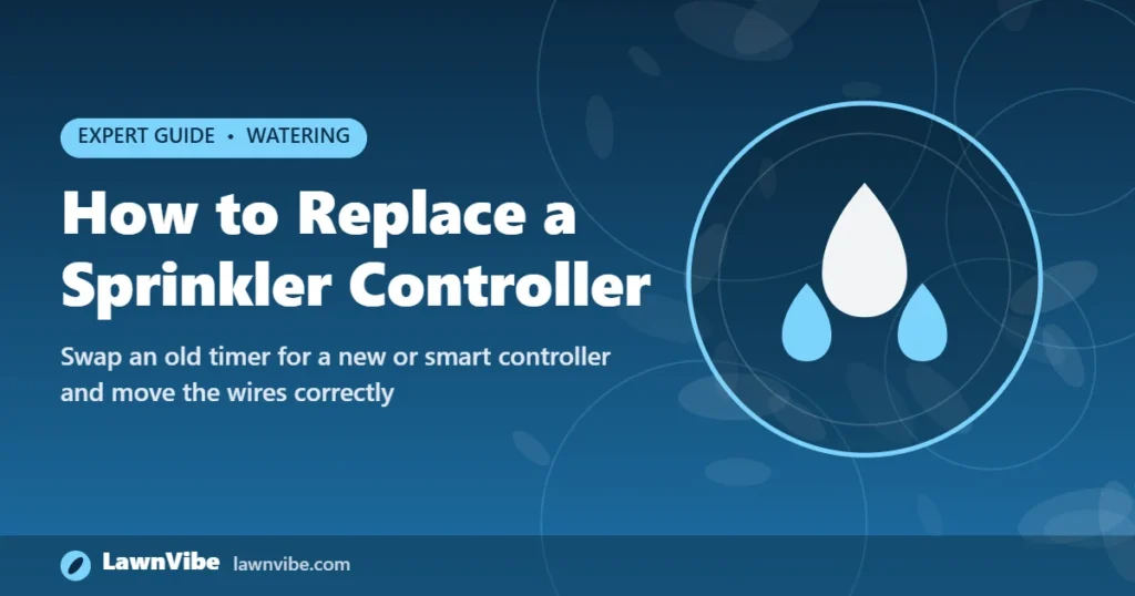 How to Replace a Sprinkler Controller - replace sprinkler controller