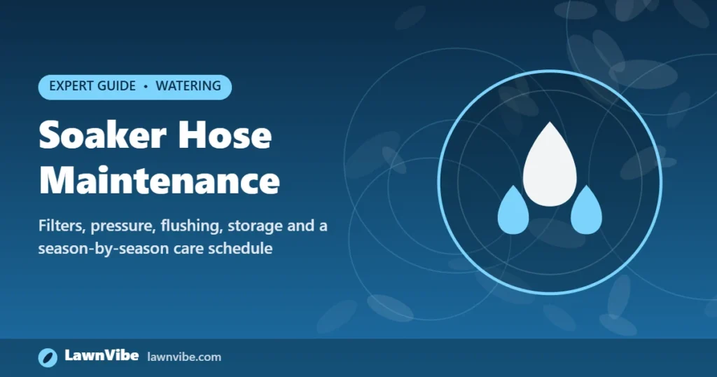 Soaker Hose Maintenance - soaker hose maintenance
