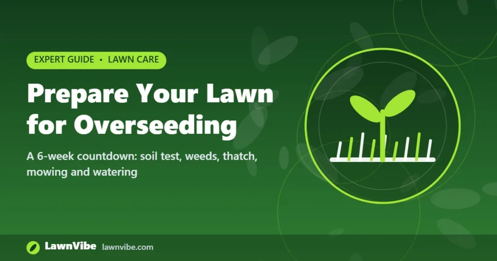 Prepare Your Lawn for Overseeding - prepare lawn for overseeding