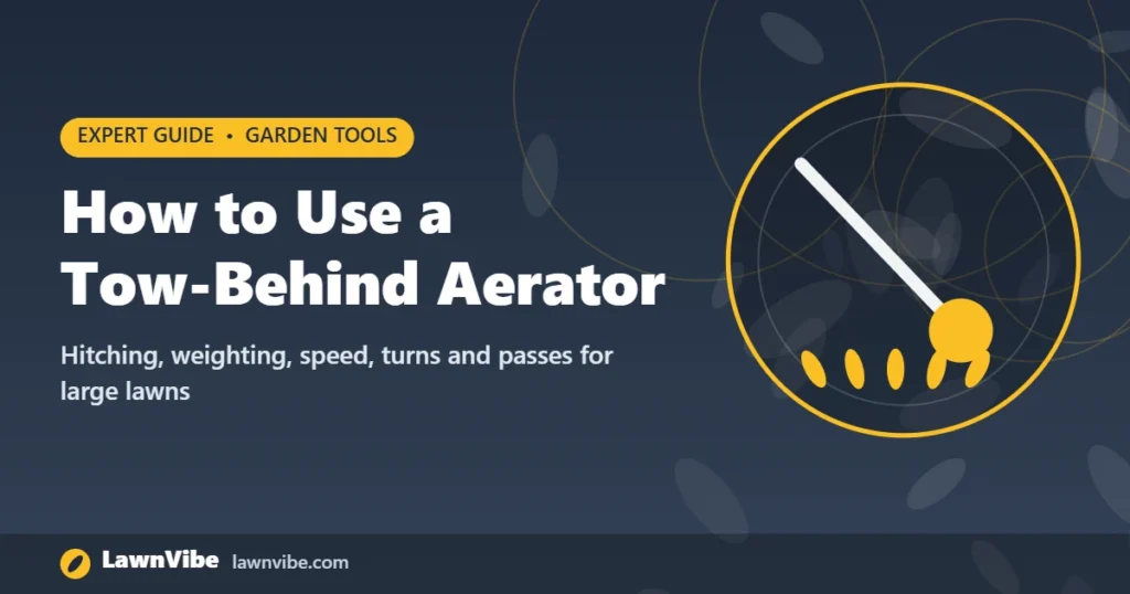 How to Use a Tow-Behind Aerator - how to use a tow behind aerator
