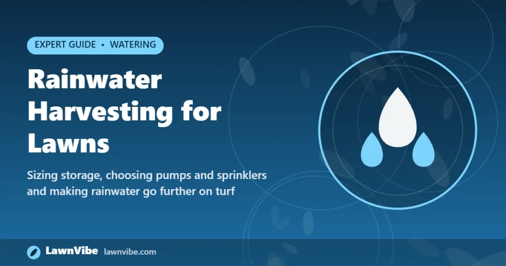 Rainwater Harvesting for Lawns - rainwater harvesting for lawn