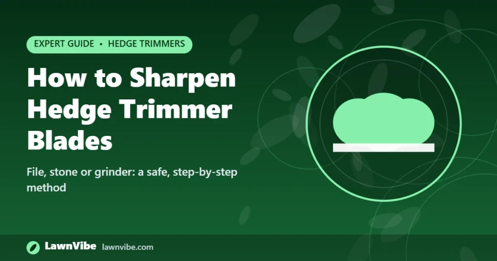 How to Sharpen Hedge Trimmer Blades - how to sharpen hedge trimmer blades