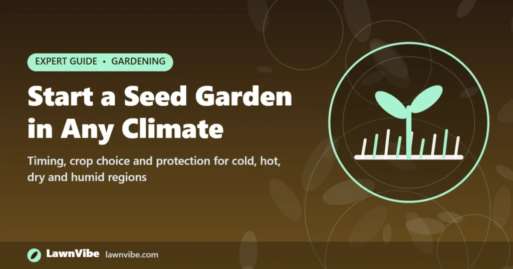 Start a Seed Garden in Any Climate - start a garden with seeds in different climates