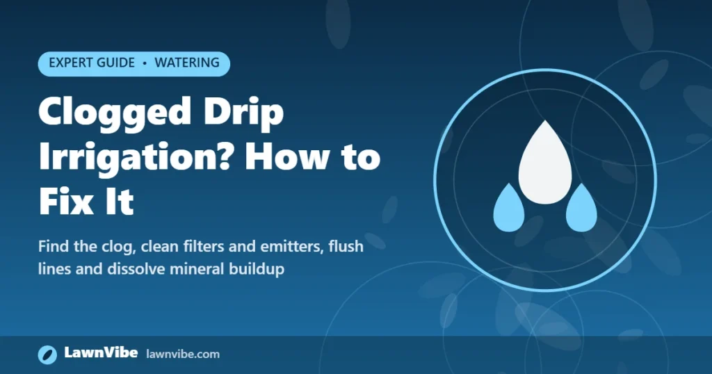 Clogged Drip Irrigation? How to Fix It - clogged drip irrigation