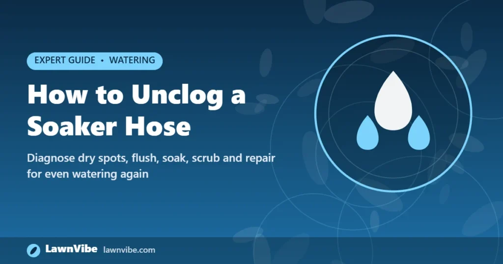 How to Unclog a Soaker Hose - unclog soaker hose