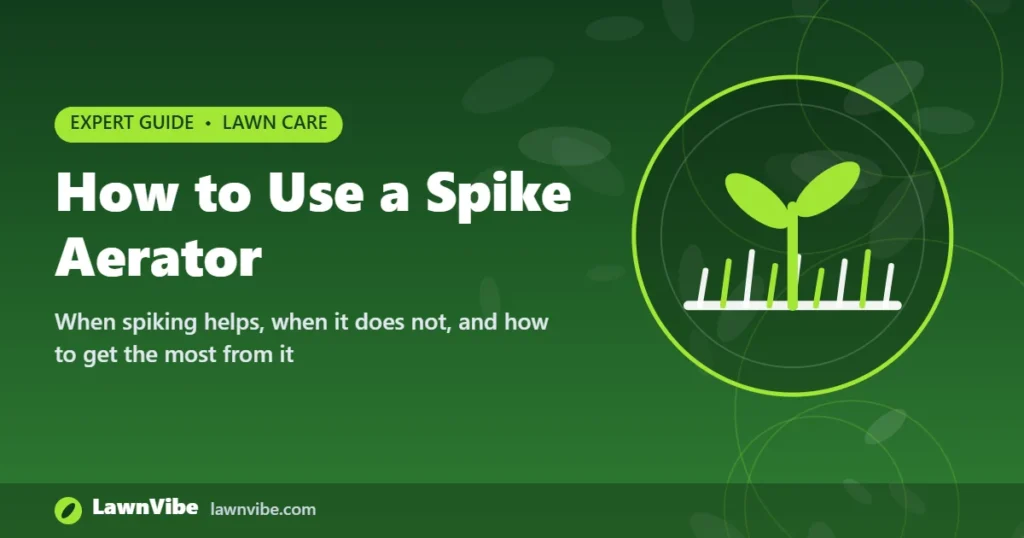 How to Use a Spike Aerator - how to use a spike aerator
