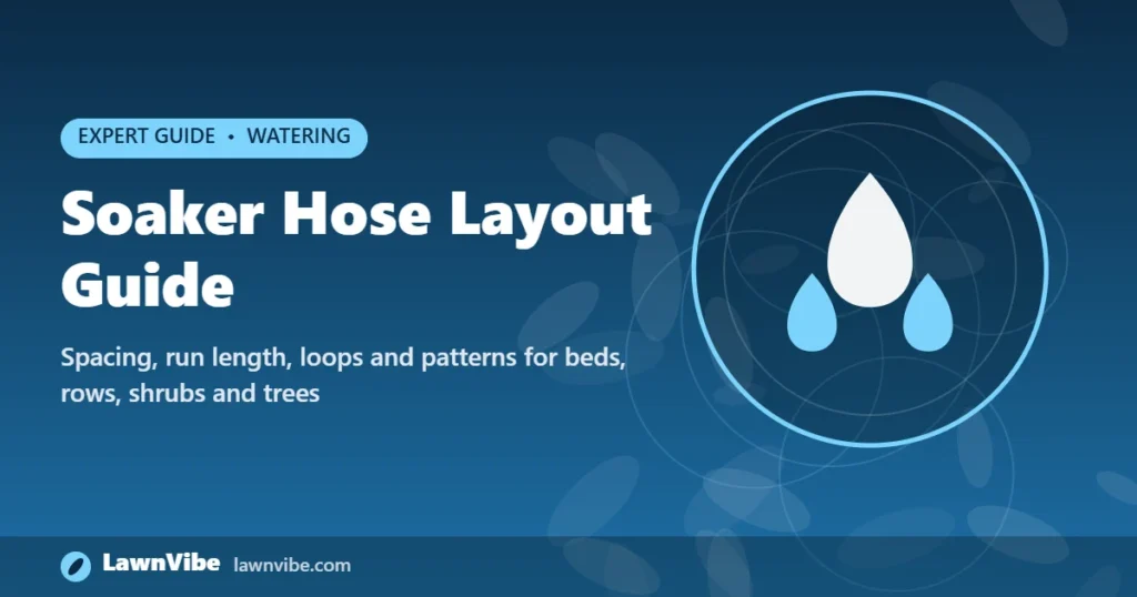 Soaker Hose Layout Guide - soaker hose layout