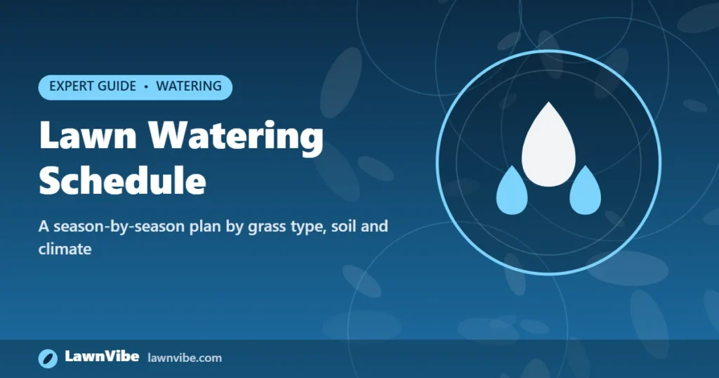 Lawn Watering Schedule - lawn watering schedule
