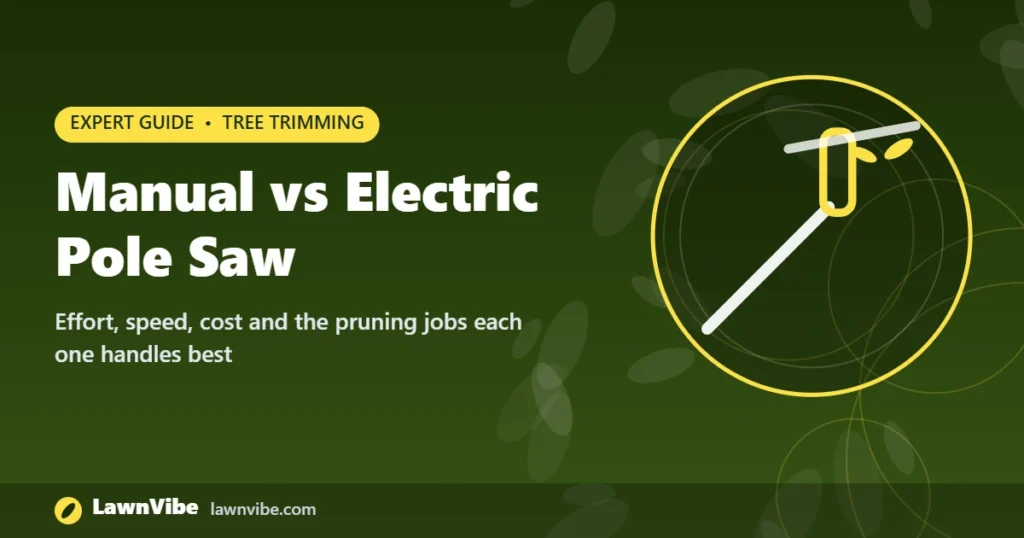 Manual vs Electric Pole Saw - pole saw electric vs manual