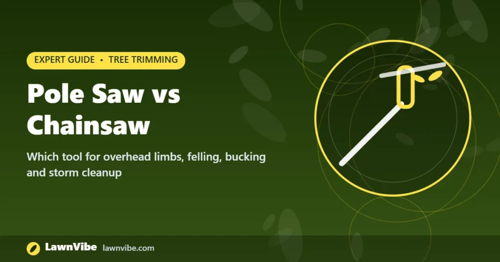 Pole Saw vs Chainsaw - pole saw vs chainsaw