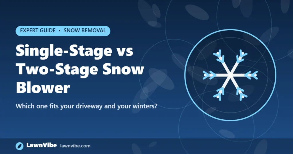 Single-Stage vs Two-Stage Snow Blower - single stage vs two stage snow blower