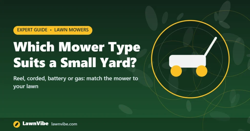 Which Mower Type Suits a Small Yard? - what type of lawn mower for a small yard